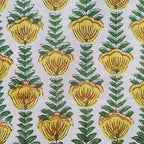 E-Tailor® Hand-Block Printed Pre-Cut Cotton Fabric Ideal - Image 2