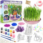 Bloonsy Unicorn Fairy Garden Kit | Light Up Terrarium Kit | STEM Toys | Arts - Image 4
