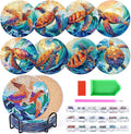 Sea Turtle Diamond Art Painting Coasters Kit by GOHDODD