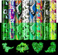 HTVSTD Dinosaur HTV Heat Transfer Vinyl 8 Sheets 12×10in Iron on Vinyl | Dark by CraftingEveryday