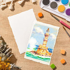 100 Sheets Watercolor Paper 4 x 6inch, 300 GSM Deckled Edge Paper - Image 5
