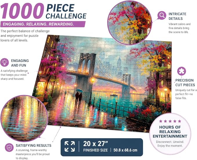 1000 Piece Jigsaw Puzzle for Adults - Image 4