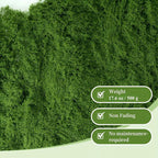Fake Green Moss for Potted Plants, Artificial Moss for Crafts Indoor, DIY Table - Image 2