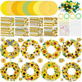 Hollowfly 48 Sets Sunflower Craft Kits DIY Summer Wreath Hanging Ornaments Make by Hollowfly