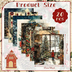 HunnmingRe 20 Pcs 10''x10'' Vintage Christmas Quilting Fabric Square Nutcracker - Image 2