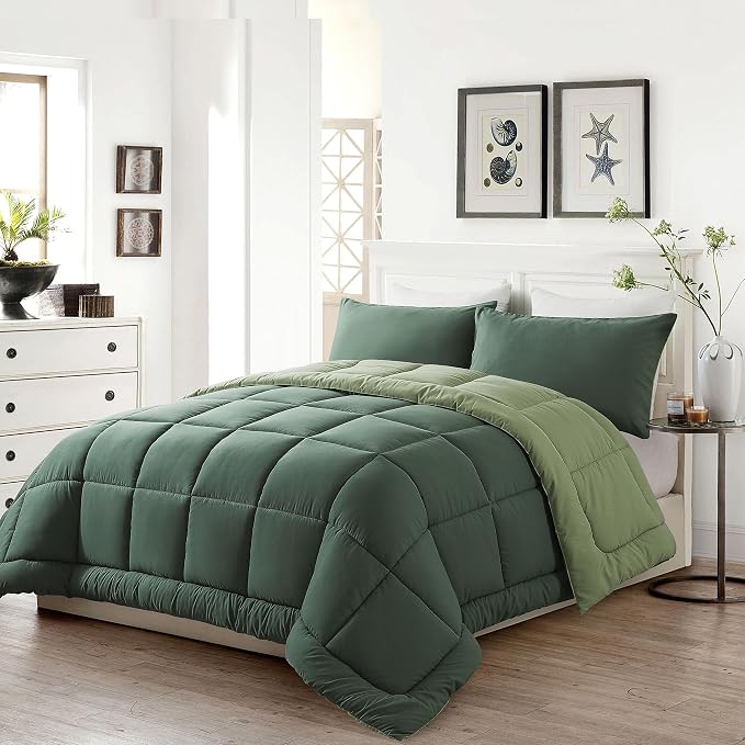DOWNCOOL Queen Comforter Set -All Season Bedding Comforters Sets - Image 2