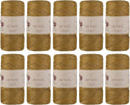 10 Skeins of Sensy Premium 2mm 251 Yards Sparkle Polyester Rope 90% by SSENSY