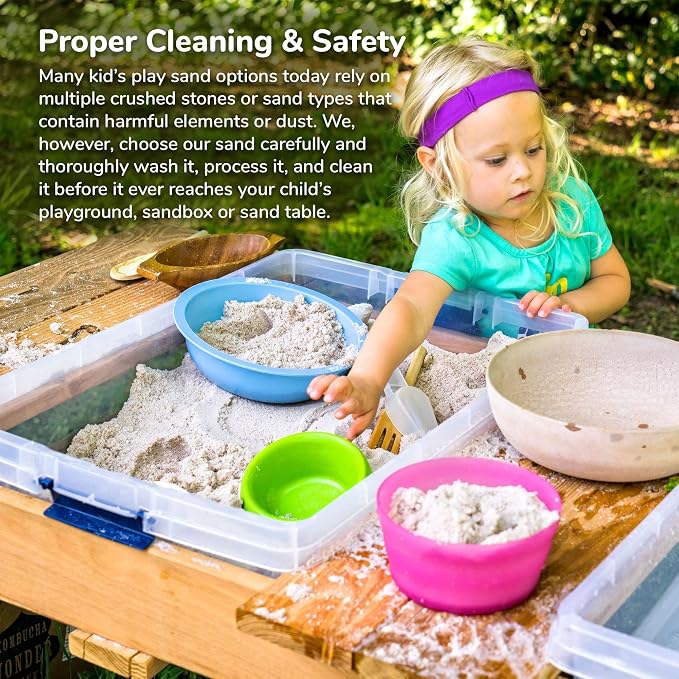 Classic Sand and Play Sand for Sandbox, and Outdoor Use, 20 lb. Bag, Wet Castle - Image 9
