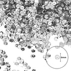 Mandala Crafts 20000 Silver Sequins - Image 3