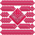 100 Pack Bandanas Unisex Paisley Bandanas Bulk Multi Purpose Cowboy Head Wrap by Handepo