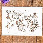 TIAMECH A4 Reusable Music Notes Stencil - Image 4