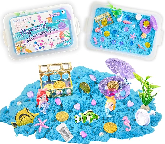 38 PCS Mermaid Sensory Bin by SensationallyOT