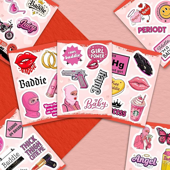 100Pcs Baddie Stickers Aesthetic - Image 5