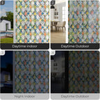 ADD.HERES Window Privacy Film, Stained Glass Decorative Static Cling, Removable - Image 6