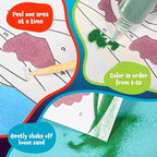READY 2 LEARN Sand Art Painting | Sea Life | 4 Underwater Scenes | 10 Colors - Image 5