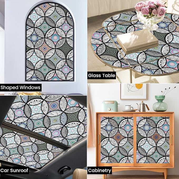 DKTIE Static Cling Decorative Window Film - Image 6