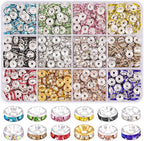 TINKRSTUFF 720 pcs 8mm Spacer Beads by TINKRSTUFF