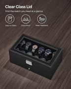 SONGMICS Watch Box, 12-Slot Watch Case Organizer - Image 5