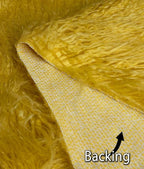 Fabric Empire 2.3oz Faux Fur Curly Yak Fabric 3.5" Long Pile Japanese Yarn/Sold - Image 6