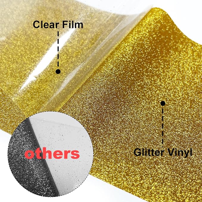 Glitter Puff Heat Transfer Vinyl, 12in X 10in 13pcs Iron on | 3D Puff, Wash No - Image 3