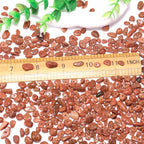 400Pcs 5-8mm Natural Gold Sandstone Chip Stone Beads | Pre-Drilled Irregular - Image 2