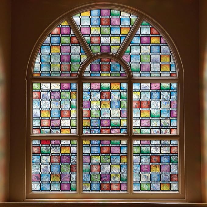 Rainbow Window Tint, Decorative Window Stickers by FEOMOSDIRECT