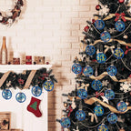 Chunful 72 Pcs DIY Snowflake Wooden Crafts to Paint Winter Snowflake Ornaments - Image 4