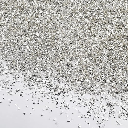 1 lb Crushed Glass Glitter for Crafts, DIY Nail Art, Vase fillers for - Image 2