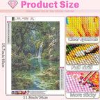 WUDWL Diamond Art Kits for Adults Beginner, DIY Landscape Painting Diamond - Image 4