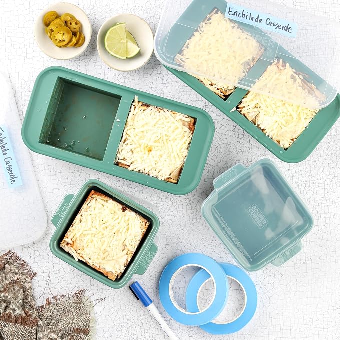 Souper Cubes 2 Cup Silicone Freezer Mold, Oven and Microwave Safe, Casseroles - Image 8