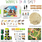 59 PCS Farm Sensory Bin - Image 2