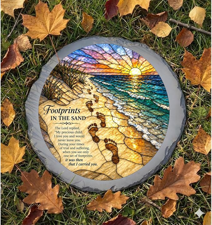 Magnolia Garden 10-Inch Footprints in the Sand - Image 6