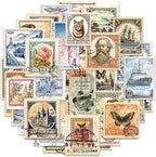 Vintage Scrapbook Stickers Set, Retro Stickers by PRSTINCOL
