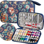 130 PCS Paisley Printing Sewing Kit by Bobode