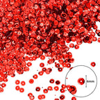 Mandala Crafts 6mm Cup Round Red Sequins - Image 3