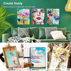 PHOENIX Painting Canvas Panels 7x9 Inch, 24 Bulk Pack - 8 Oz Triple Primed 100% - Image 5