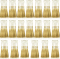 100 Pcs Gold Mini Tassels 13cm/5 Inch by CREATRILL