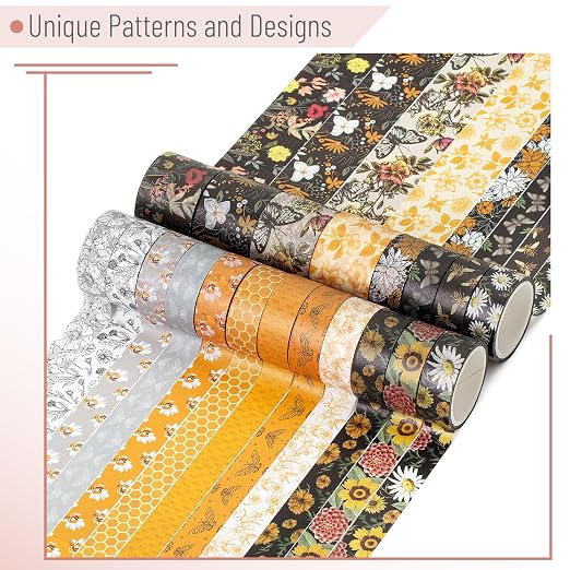 Mr. Pen- Washi Tape Set, 20 Rolls, 4.37 Yards/Roll | Washi Tape - Image 3