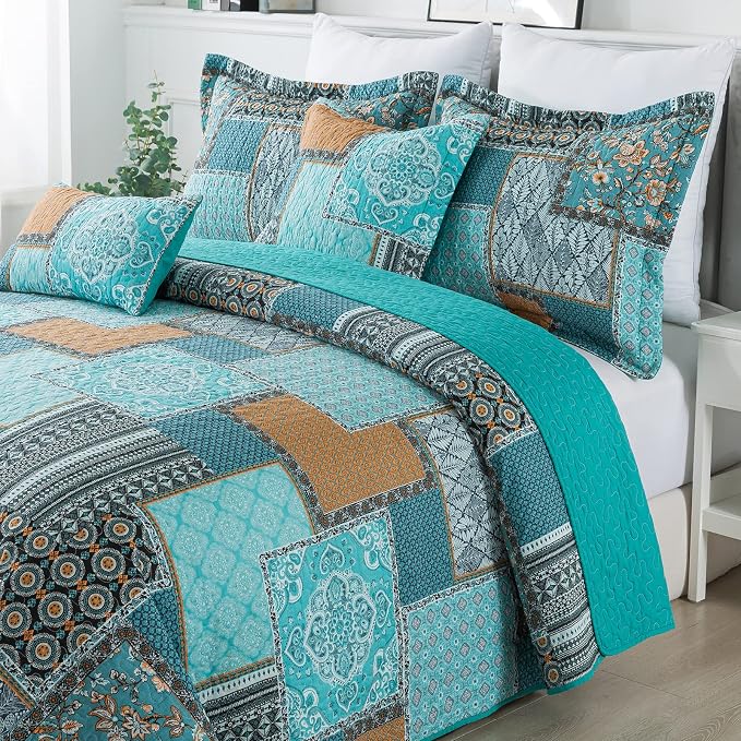 BEDIFANY Cotton California King Size Quilt - Image 3