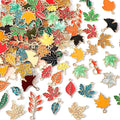MARFOREVER 120 Pcs Maple Leaf Charm Fall Charms by MARFOREVER