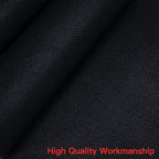 Caydo 6 Pieces Aida Cloth 14 Count Black Cross Stitch Fabric Cotton Embroidery - Image 3