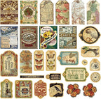 PRSTINCOL 116Pcs Vintage Stickers - Image 3