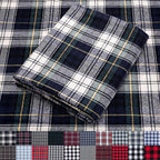 Pico Textiles 3 Yards Bolt Green, and Blue Tartan Plaid Flannel Fabric by PicoTextiles