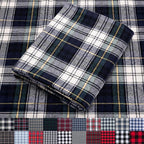 Pico Textiles 4 Yards Bolt Green, and Blue Tartan Plaid Flannel Fabric by PicoTextiles