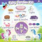 Bloonsy Unicorn Fairy Garden Kit | Light Up Terrarium Kit | STEM Toys | Arts - Image 2