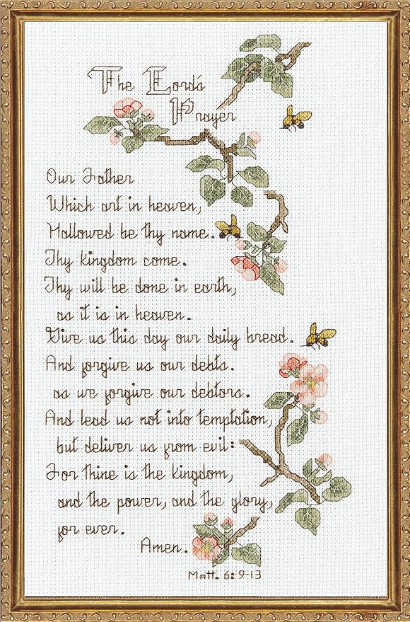 Janlynn Counted Cross Stitch Kit, The Lord's Prayer, By the yard by Janlynn