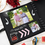Bstorify Square Scrapbook Photo Albums 36 Pages Black Thick 250gsm Kraft Paper - Image 7