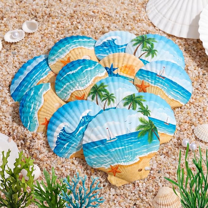 20PCS Large Natural Scallop Shells, DIY Painting, Baking and Beach Wedding - Image 9