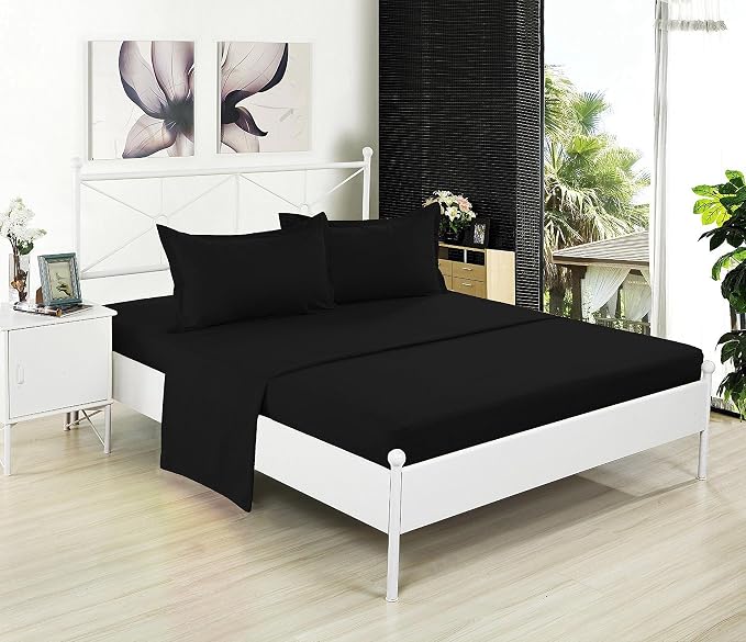 Microfiber Ultra Soft Queen Fitted Sheets – 1800 Thread Count, Wrinkle-Resistant - Image 3