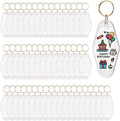 Yoption 50pcs Blank Motel Keychain Bulk by Yoption